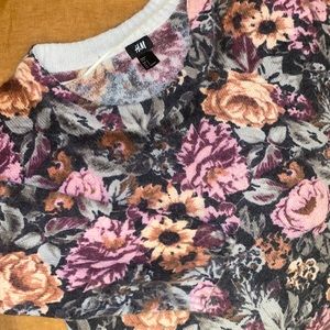 H&M Floral Sweater Dress